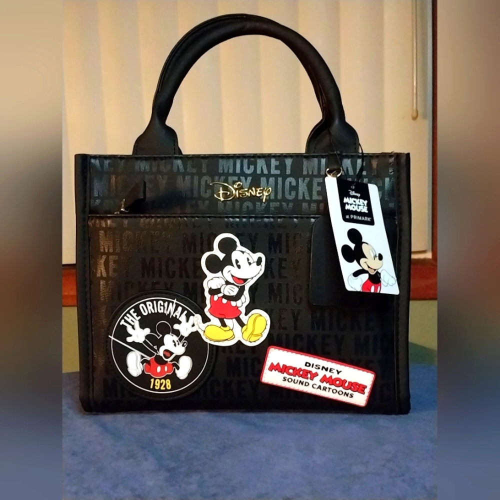 Disney Black Mickey Mouse Tote Bag